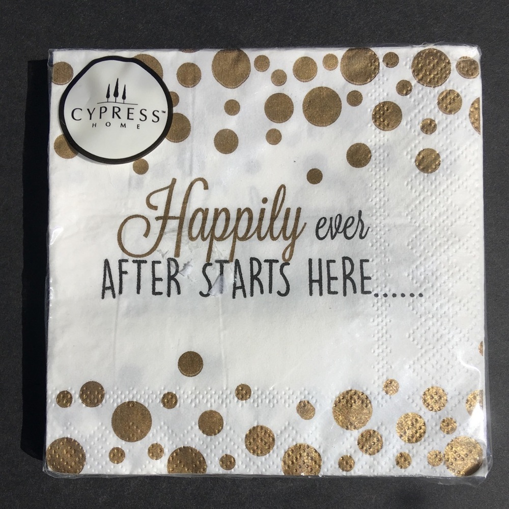 2 Packages Cypress Home Beverage Paper Napkins Wedding Cocktail Celebration New